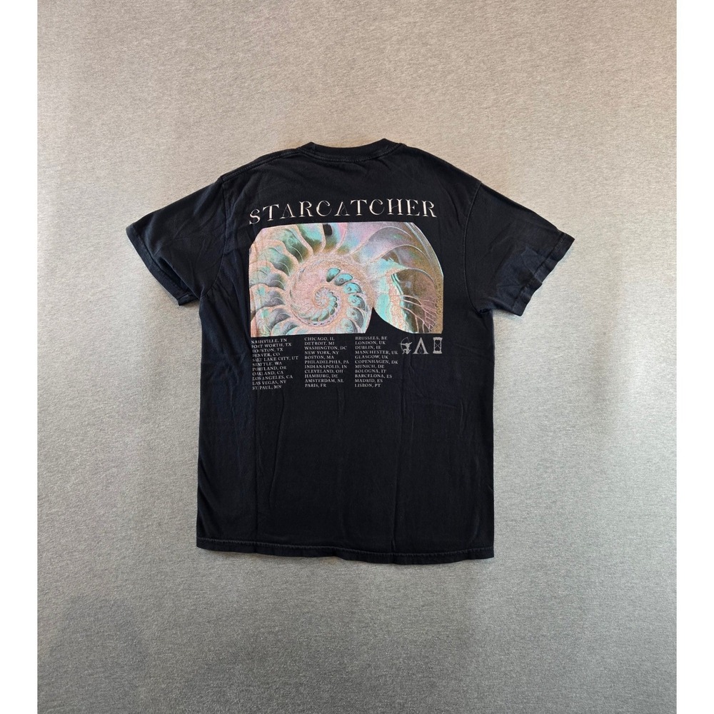 Greta Van Fleet T-Shirt Mens Medium Black Starcatcher Nautilus Tour 2023 Tee